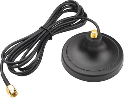  - Dc-3000Mhz Sma F Magnetic Base1.6M Rg174 Sma M CableFor Wifi/vhf/lora/iot/4G/gsmSuction Mount