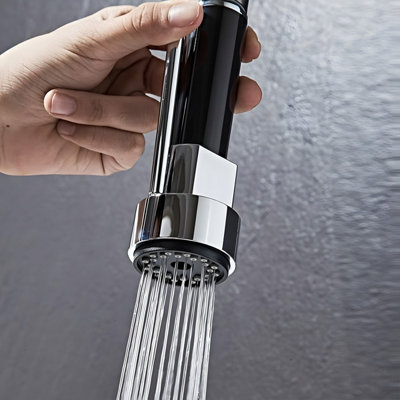 Heable Replacement Chrome Pull Out Sprayer And Shower Head For Kitchen Faucet from B&Q