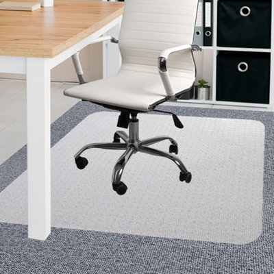 Marlow PVC Chair Mat Office Carpet Floor Protectors Non Slip Computer 120X90cm - Image 3