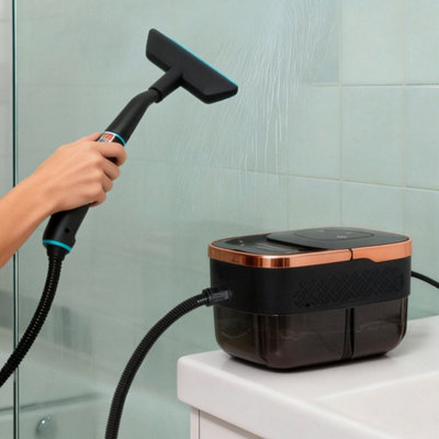 Spector Unisex Black Steam Cleaner Portable Multipurpose Steamer With Tools 6 Level 1600Ml In - Image 5