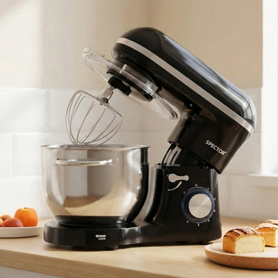 Spector Electric Stand Mixer 6.2L Stainless Steel Mixing Bowl 1400W 6 Speeds