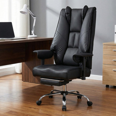 Levede Office Chair Big Tall High Back Heavy Duty Pu Recliner Executive Chair