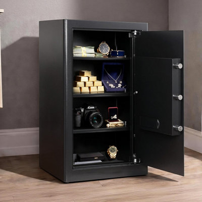 Secure Digital Steel Safe Security Electronic Home Office Money Safety 35*35*51c - Image 3