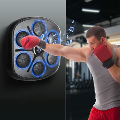 Centra Electronic Bluetooth Boxing Music Machine 44 x 41 x 6cm Wall Mounted Fitness Trainer with 9 Speed Modes for Home Workouts - Image 4