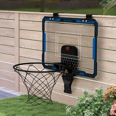 Dekko Unisex Blue Mini Basketball Hoop Over Door Indoor Sport Backboard Auto Scoring In - Image 3