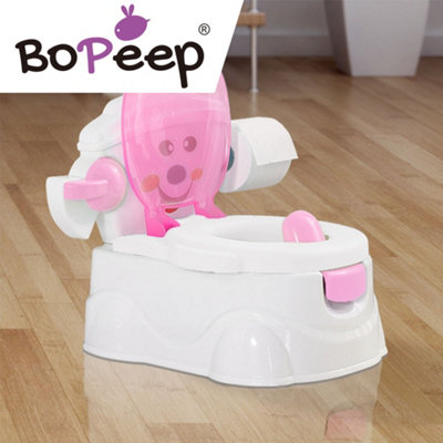 B&Q -  Kids Potty Trainer Seat Plastic Non Slip Toilet Training For Toddlers