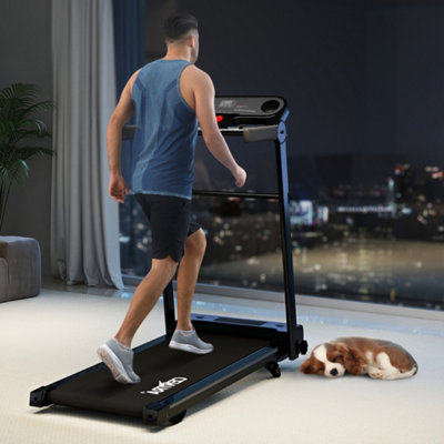 Centra Unisex Black 4 In 1 Folding Treadmill Led Bluetooth Walking Pad Home Gym In 4In - Image 3