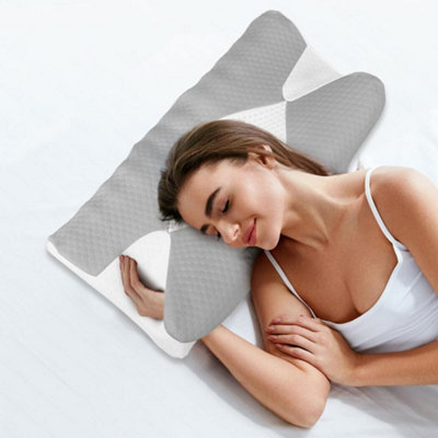B&Q -  Orthopedic Neck Pillow Memory Foam Cervical Support Pillow Pain Relief