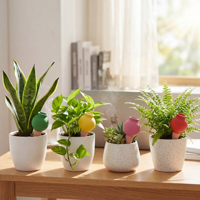 B&Q -  8 Pack Terracotta Self Watering Spikes Automatic Plant Watering System