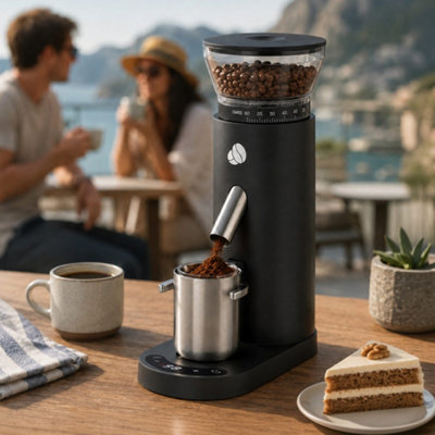 Portable Coffee Grinder With Usb Rechargeable Black Spector - Image 4
