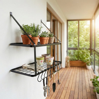 Iron Rectangle Hanging Pot Rack - Image 4
