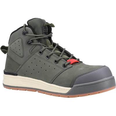 Hard Yakka 3056 Lace Zip Safety Boot Olive from B&Q
