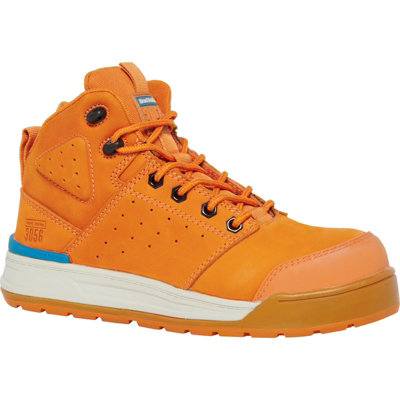 Hard Yakka Orange 3056 Pr Side Zip Safety Boot