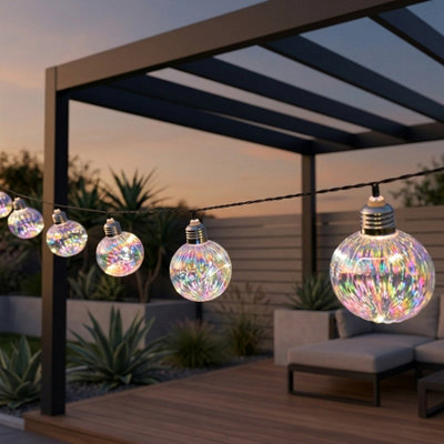  - Starburst Led Rainbow Solar String Lights