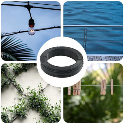 Berkfield Fence Binding Wire 250 M 2.3/3.8 mm Steel Anthracite from B&Q