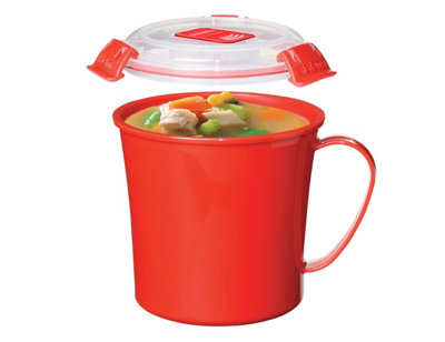 Sistema Red Klip It Microwave Soup To Go Mug   656Ml from B&Q