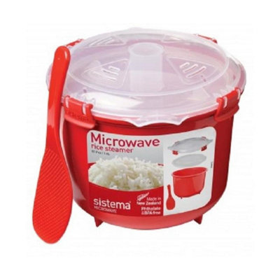 Sistema Microwave Round Rice Steamer 2.6LBpa-Free Plastic from B&Q