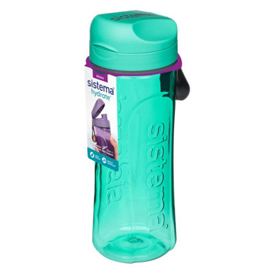 Sistema Hydrate Tritan Swift 600ml Leakproof Bottle  BPAFree, Assorted Colors - Image 9