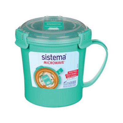 Sistema Purple Klip It Microwave Soup To Go Mug  656Ml from B&Q