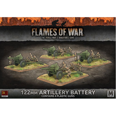 Battlefront Flames Of War: 122mm Artillery BatteryBrand New And Sealed from B&Q