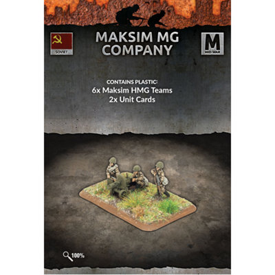 Battlefront Flames Of War: Maksim Mg CompanyBrand New And Sealed from B&Q