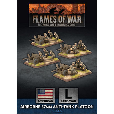 Battlefront Flames Of War: Parachute 57mm Anti-Tank Platoon (Plastic)Brand New And Sealed from B&Q