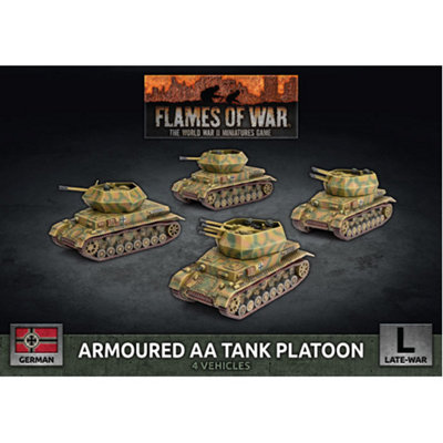 Battlefront Armoured Aa Tank Platoon (X4 Plastic)Brand New And Sealed from B&Q