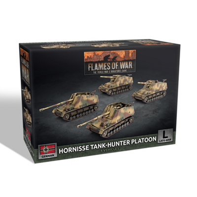 Warlord Games Hornisse (8.8Cm) / Hummel (15Cm) Tank-Hunter Platoon (X4 Plastic)Brand New And Sealed from B&Q