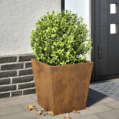 B&Q -  Garden Planter 40X40X40 Cm Corten Steel