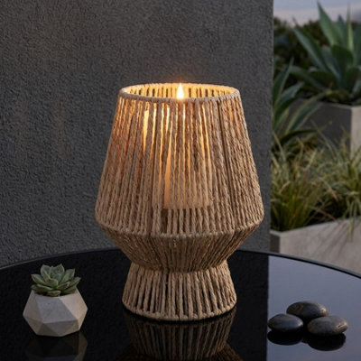 Lunaria Braided Paper Garden Lantern from B&Q