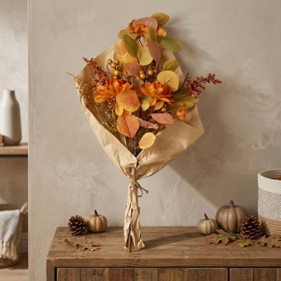 B&Q -  Russet Autumnal Foliage Bouquet