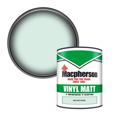 Macpherson Trade Walls & Ceilings Vinyl Matt Emulsion Paint Ncs 0010-B70G (0010-B70G) 1L from B&Q