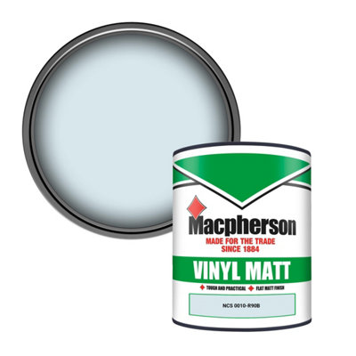 Macpherson Trade Walls & Ceilings Vinyl Matt Emulsion Paint Ncs 0010-R90B (0010-R90B) 1L from B&Q