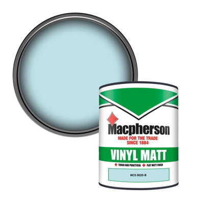 Macpherson Trade Walls & Ceilings Vinyl Matt Emulsion Paint Ncs 0020-B (0020-B) 1L from B&Q