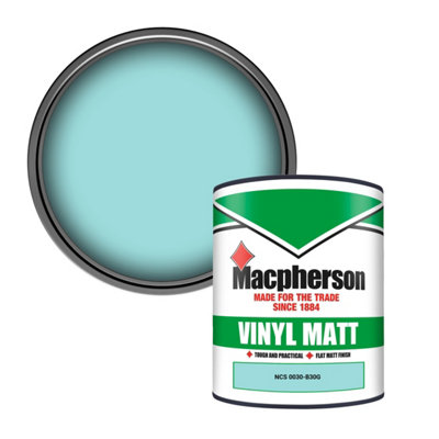 Macpherson Trade Walls & Ceilings Vinyl Matt Emulsion Paint Ncs 0030-B30G (0030-B30G) 1L from B&Q