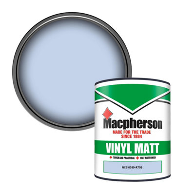 Macpherson Trade Walls & Ceilings Vinyl Matt Emulsion Paint Ncs 0030-R70B (0030-R70B) 1L from B&Q
