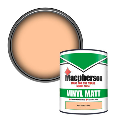 Macpherson Trade Walls & Ceilings Vinyl Matt Emulsion Paint Ncs 0030-Y40R (0030-Y40R) 1L from B&Q