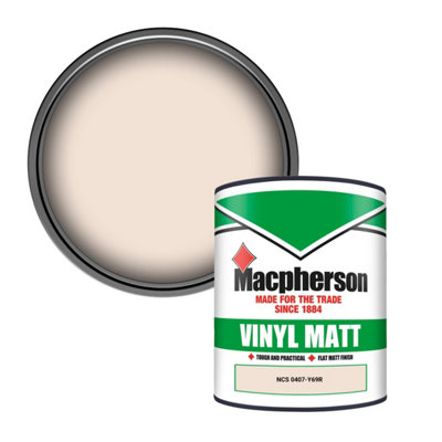 Macpherson Trade Walls & Ceilings Vinyl Matt Emulsion Paint Ncs 0407-Y69R (0407-Y69R) 1L from B&Q