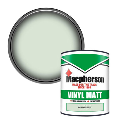 Macpherson Trade Walls & Ceilings Vinyl Matt Emulsion Paint Ncs 0609-G21Y (0609-G21Y) 1L from B&Q