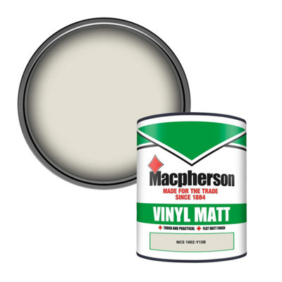 Macpherson Trade Walls & Ceilings Vinyl Matt Emulsion Paint Ncs 1002-Y15R (1002-Y15R) 1L from B&Q