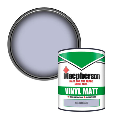 Macpherson Trade Walls & Ceilings Vinyl Matt Emulsion Paint Ncs 1520-R60B (1520-R60B) 1L from B&Q