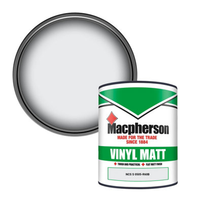 Macpherson Trade Walls & Ceilings Vinyl Matt Emulsion Paint Ncs S 0505-R60B (0505-R60B) 1L from B&Q