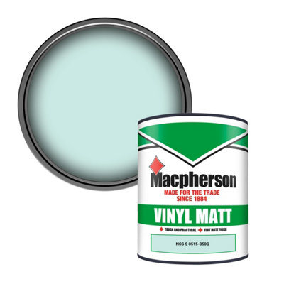 Macpherson Trade Walls & Ceilings Vinyl Matt Emulsion Paint Ncs S 0515-B50G (0515-B50G) 1L from B&Q