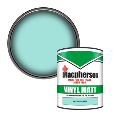 Macpherson Trade Walls & Ceilings Vinyl Matt Emulsion Paint Ncs S 0530-B50G (0530-B50G) 1L from B&Q