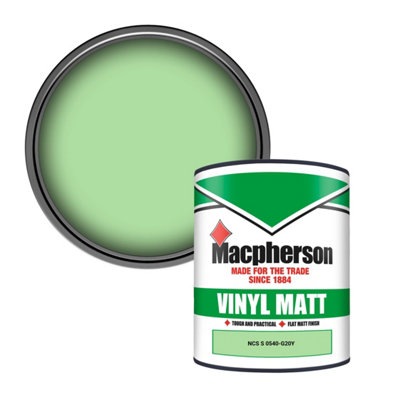 Macpherson Trade Walls & Ceilings Vinyl Matt Emulsion Paint Ncs S 0540-G20Y (0540-G20Y) 1L from B&Q