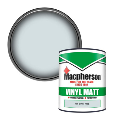 Macpherson Trade Walls & Ceilings Vinyl Matt Emulsion Paint Ncs S 0907-R90B (0907-R90B) 1L from B&Q