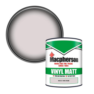 Macpherson Trade Walls & Ceilings Vinyl Matt Emulsion Paint Ncs S 1005-R20B (1005-R20B) 1L from B&Q