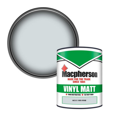 Macpherson Trade Walls & Ceilings Vinyl Matt Emulsion Paint Ncs S 1005-R90B (1005-R90B) 1L from B&Q