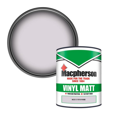 Macpherson Trade Walls & Ceilings Vinyl Matt Emulsion Paint Ncs S 1010-R40B (1010-R40B) 1L from B&Q