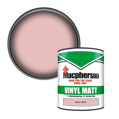 Macpherson Trade Walls & Ceilings Vinyl Matt Emulsion Paint Ncs S 1020-R (1020-R) 1L from B&Q